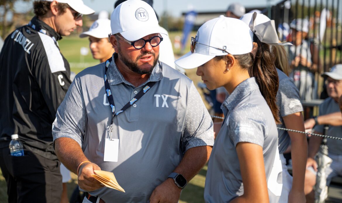 Coach John Sosa and Rachel Turk